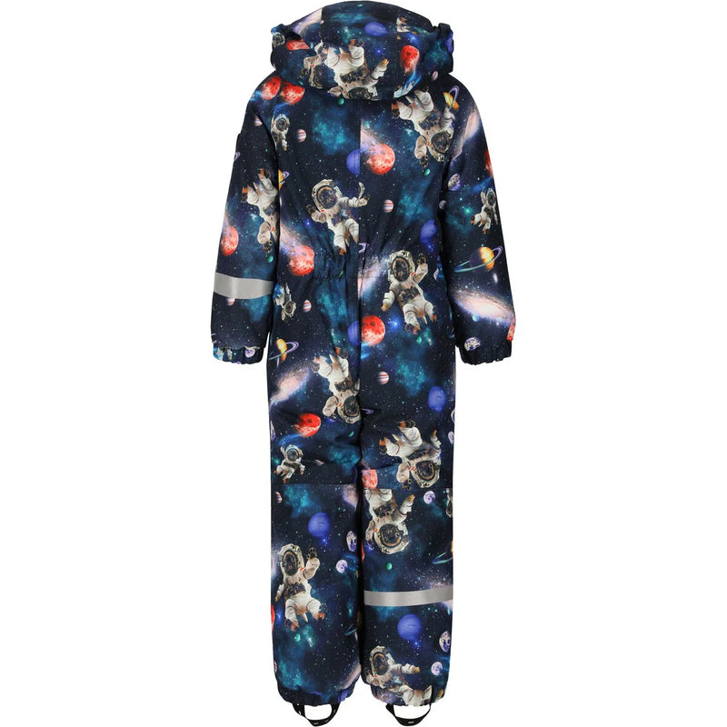 Load image into Gallery viewer, Zig Zag Kids' Tower Printed Coverall W-Pro 1000 (2-6 Years) Snow Jacket Nautical Blue Z213005-2238
