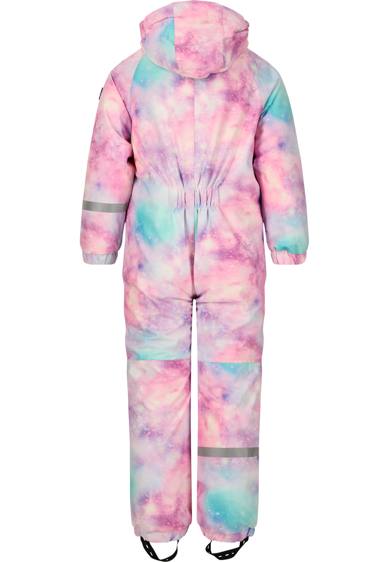 Load image into Gallery viewer, Zig Zag Kids&#39; Tower Printed Coverall (3-5 Years) W-Pro 10000 Powder Pink Z213005-4040
