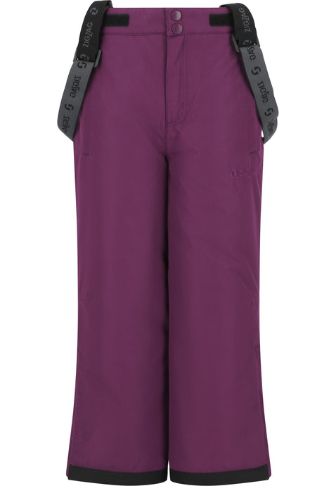 Zig Zag Kids' Soho Snow Pants (6-12 Years) W-Pro 10000 Dark Purple Z213017-4078