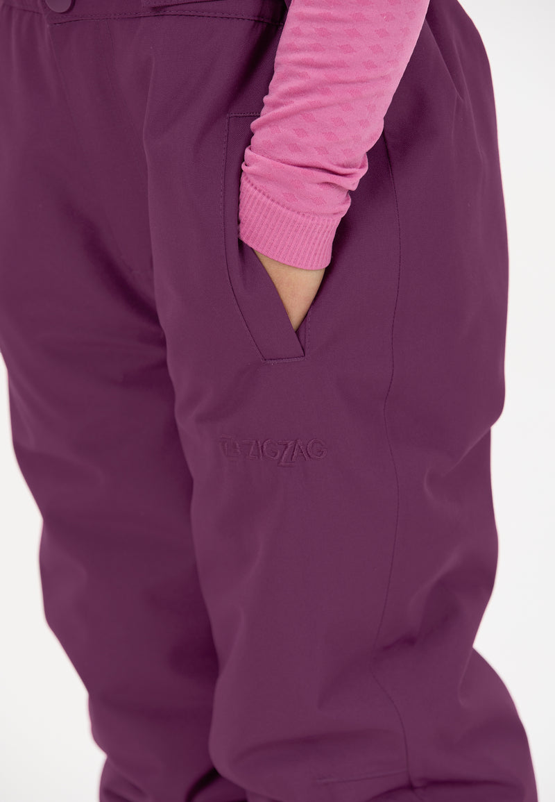 Load image into Gallery viewer, Zig Zag Kids&#39; Soho Snow Pants (6-12 Years) W-Pro 10000 Dark Purple Z213017-4078
