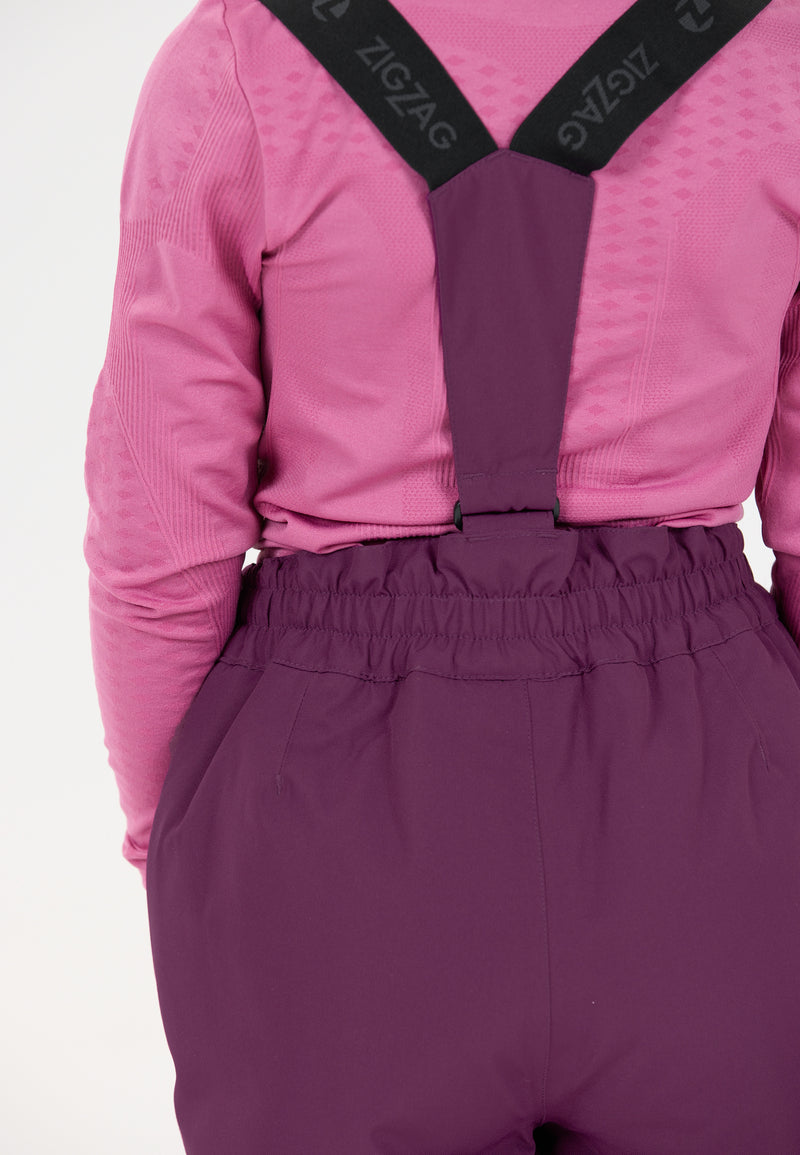 Load image into Gallery viewer, Zig Zag Kids&#39; Soho Snow Pants (6-12 Years) W-Pro 10000 Dark Purple Z213017-4078
