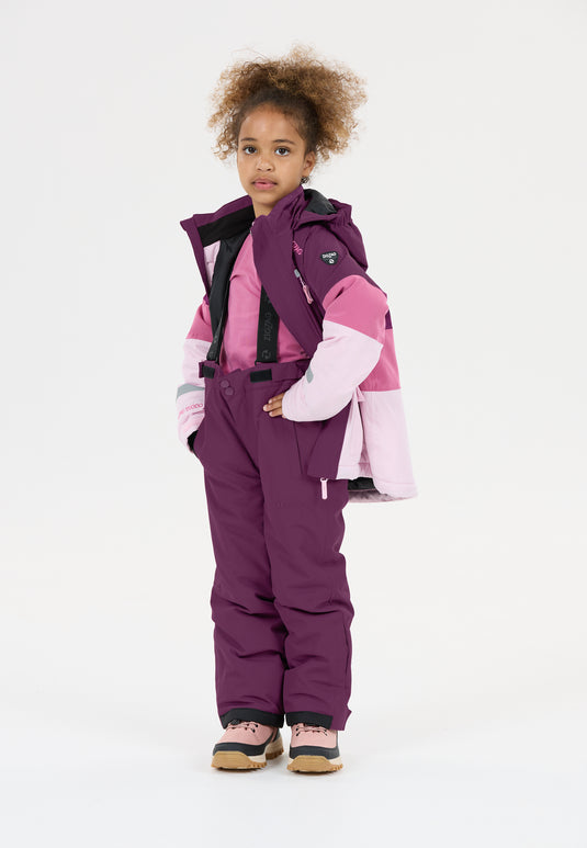 Zig Zag Kids' Soho Snow Pants (6-12 Years) W-Pro 10000 Dark Purple Z213017-4078