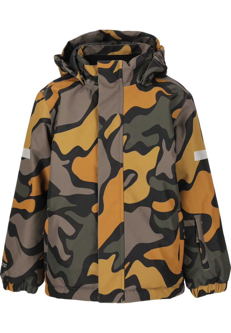 Load image into Gallery viewer, Zig Zag Kid&#39;s Funzone Printed Ski Jacket (6-12 Years) Rubber Z253004-5037
