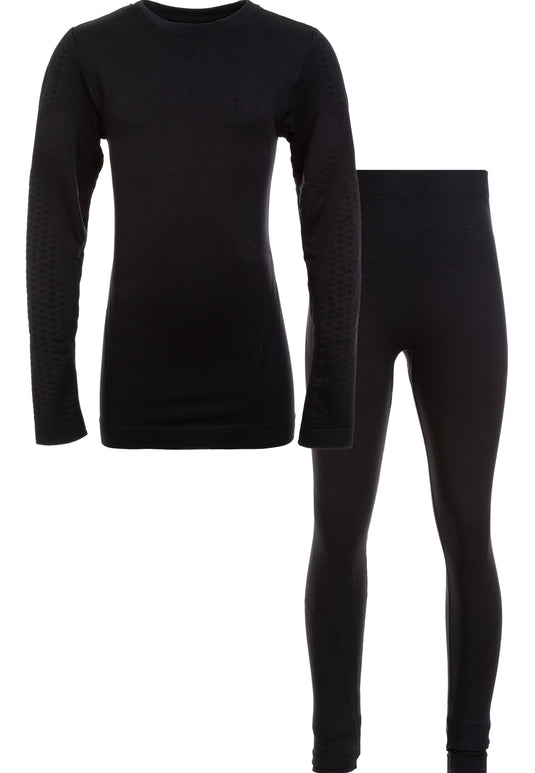 Zig Zag Kids' Gualala V2 Seamless Underwear Set (4-16 Years) Black Z253037-1001