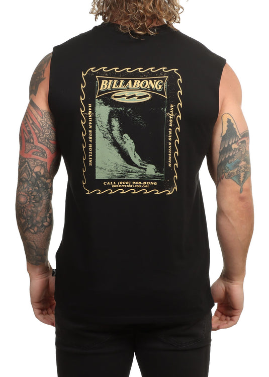 Billabong Men's Since 73 Poster Tank Top Black EBYZT00562-BLK