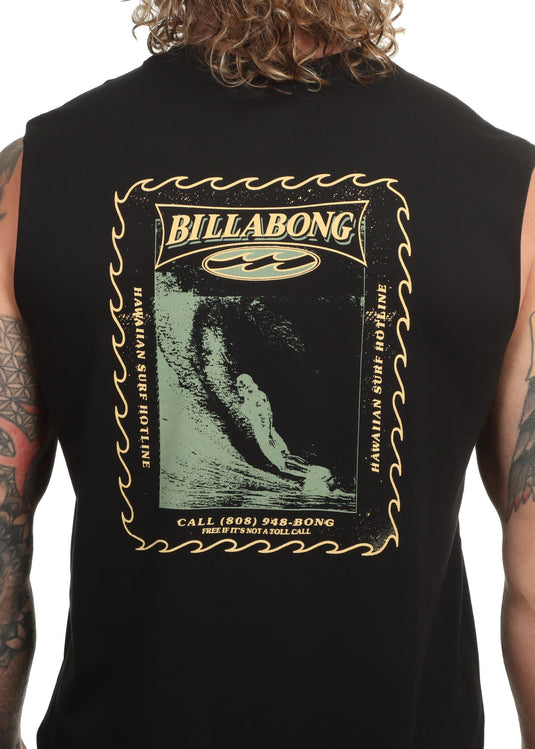 Billabong Men's Since 73 Poster Tank Top Black EBYZT00562-BLK