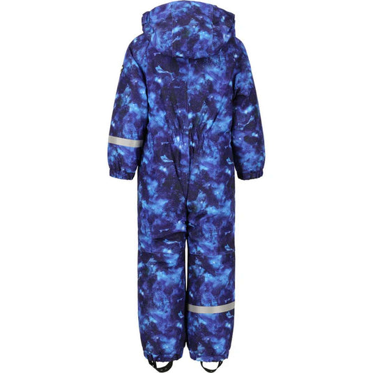 Zig Zag Kids' Tower Printed Coverall W-Pro 1000 (2-5 Years) Snow Jacket Surf The Web Z213005-2047