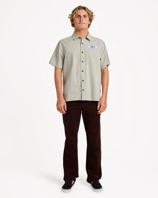 Volcom Men's Solver 5 Pockets Corduroy Trousers Cacao A1132601-CAO