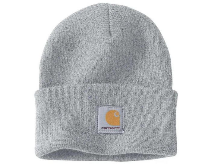 Carhartt Unisex Knit Beanie Heather Gray A18-HGY