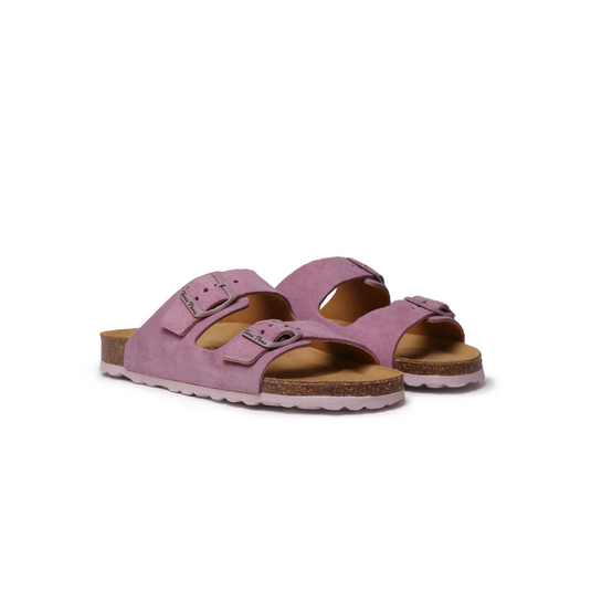 Nou Women's Cosimo Leather Cork Sandal Twilllight Mauve NOU264439-4162