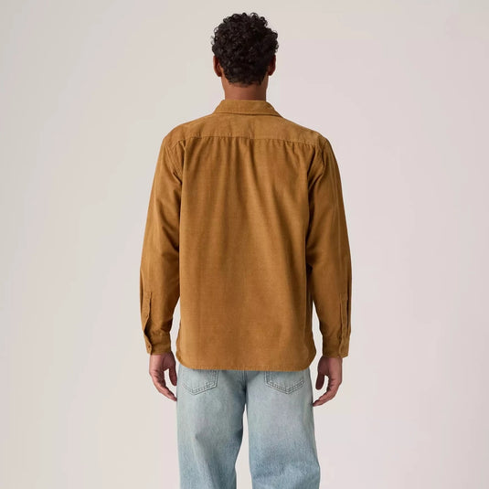 Levi's Men's Jackson Corduroy Worker Overshirt Brown 195730297