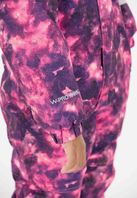 Zig Zag Kid's Tower Printed Coverall (2-5 Years) W-Pro 10000 Dark Purple Z213005-4078