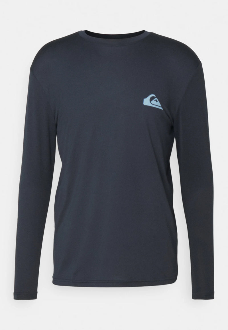 Load image into Gallery viewer, Quiksilver Men's Everyday Surf Long Sleeve UPF50 Lycra T-Shirt Dark Navy AQYWR03136-KTP0
