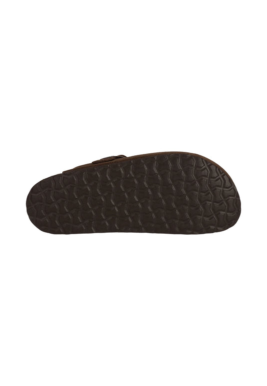 Cruz Unisex Camillo Leather Cork Clog W/warm Lining Chestnut CR244222-5139