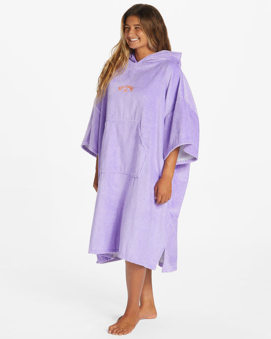 Billabong Women's Hooded Changing Towel Lilac Breeze ABJAA00169-PNG0