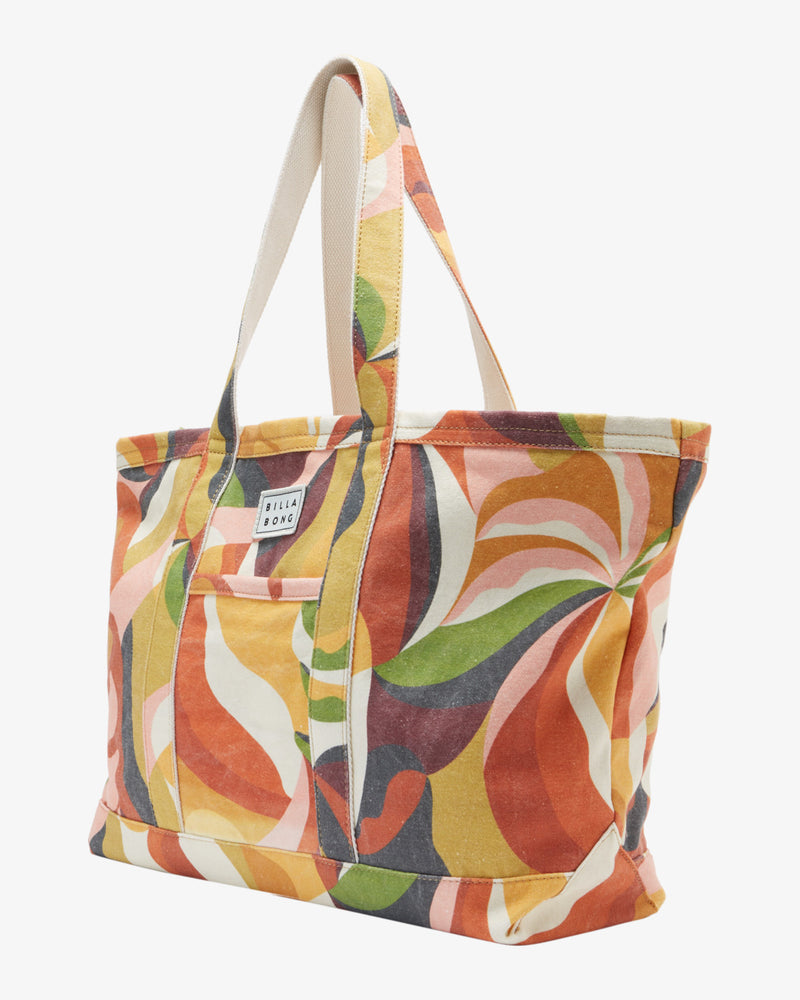 Load image into Gallery viewer, Billabong Women&#39;s All Day Beach Tote Bag Multi ABJBT00139-MUL
