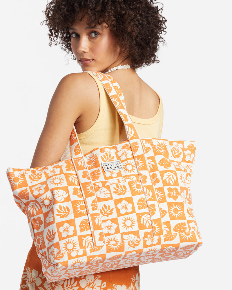 Load image into Gallery viewer, Billabong Women&#39;s All Day Beach Tote Bag Dried Mango ABJBT00139-NNE0
