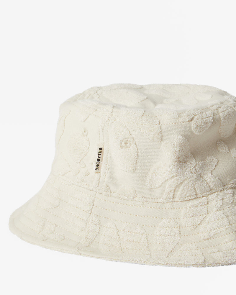 Load image into Gallery viewer, Billabong Women&#39;s Jacquard Bucket Hat Whitecap ABJHA00249-WCP
