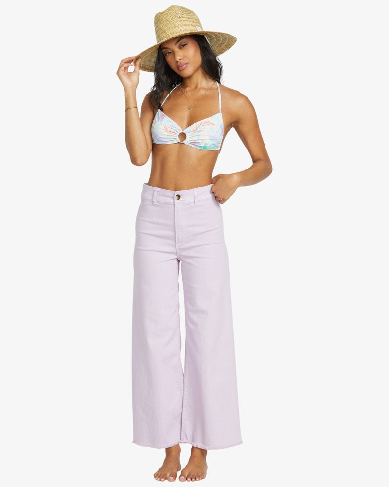 Load image into Gallery viewer, Billabong Women&#39;s Free Fall Fixed Waist Pants Amethyst Smoke ABJNP00126-AMS
