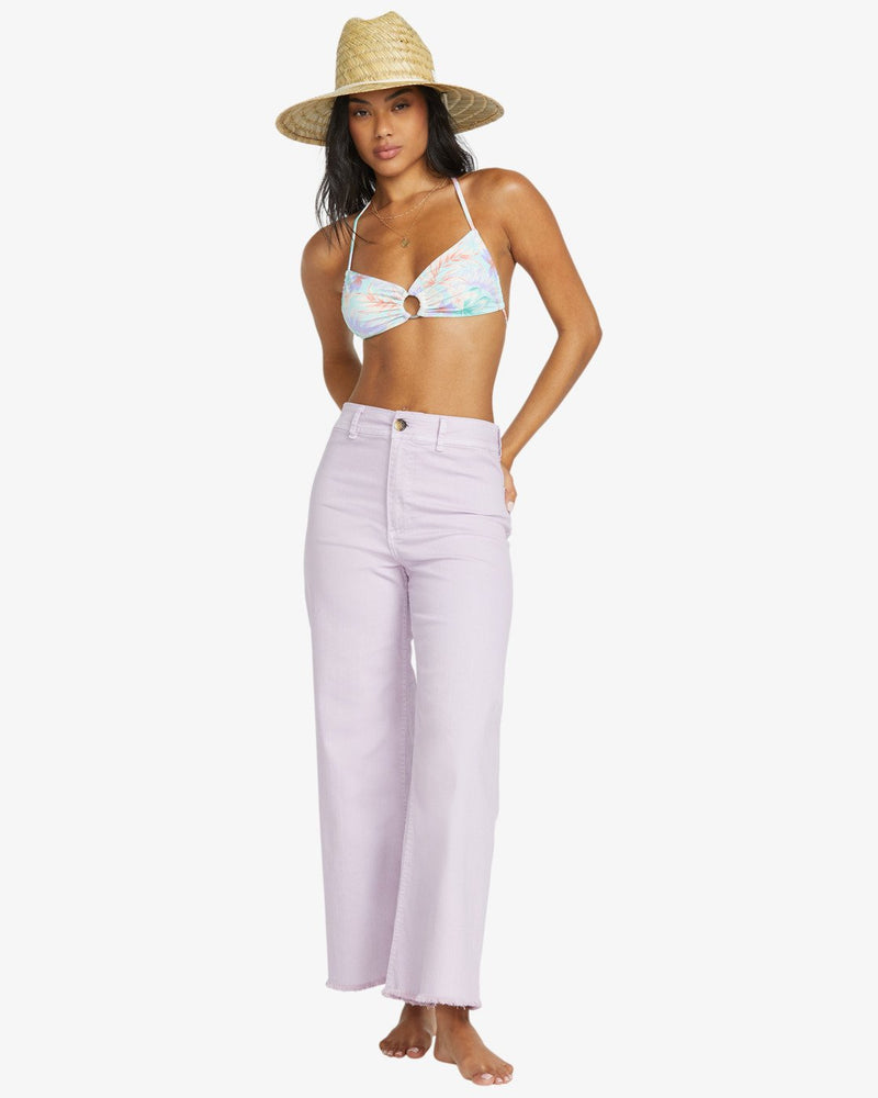 Load image into Gallery viewer, Billabong Women&#39;s Free Fall Fixed Waist Pants Amethyst Smoke ABJNP00126-AMS
