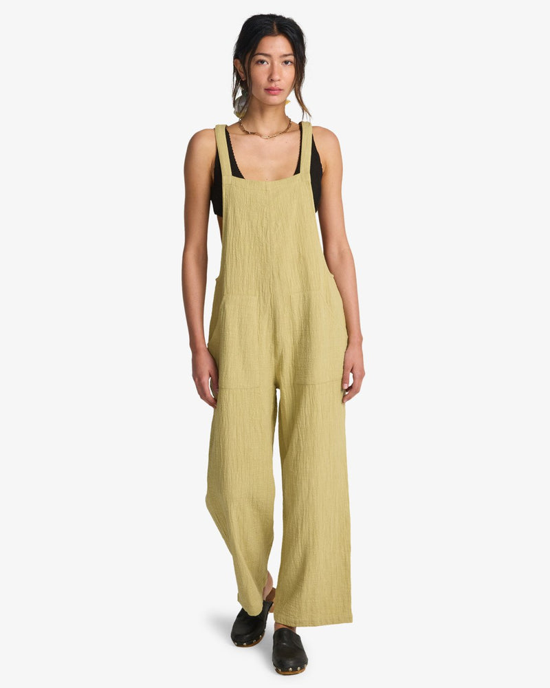 Load image into Gallery viewer, Billabong Women's Pacific Time Jumpsuit Cactus Green ABJWD00686-THW0
