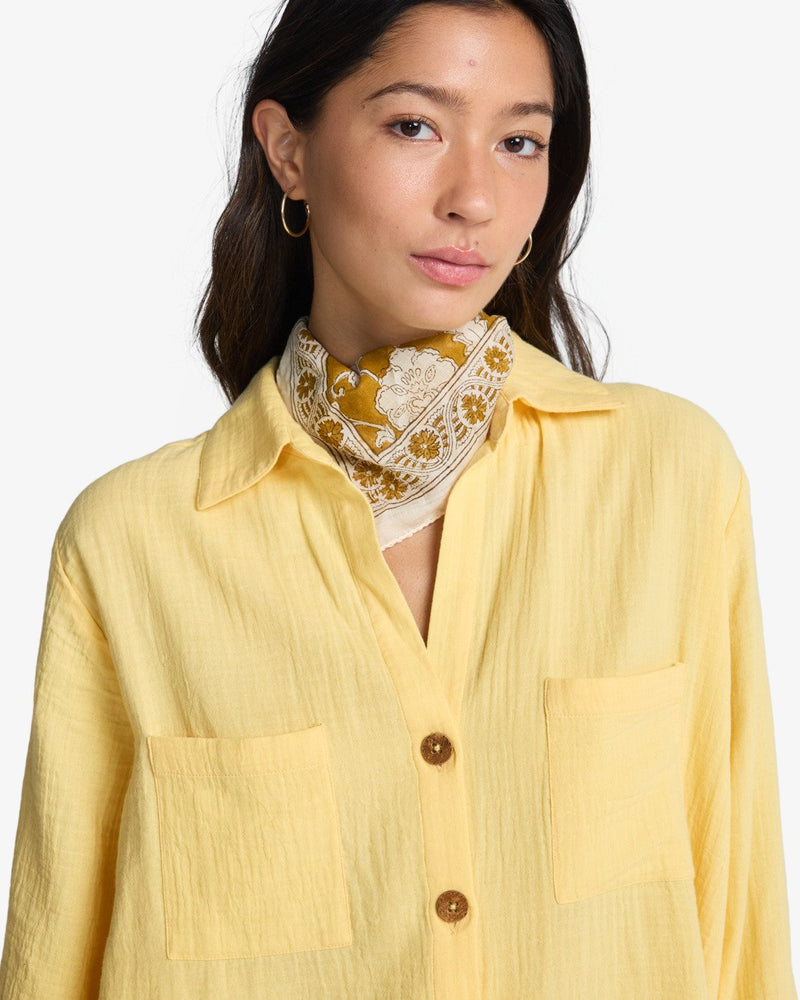 Load image into Gallery viewer, Billabong Women's Swell Blouse Fresh Squeezed ABJWT00487-YZN0
