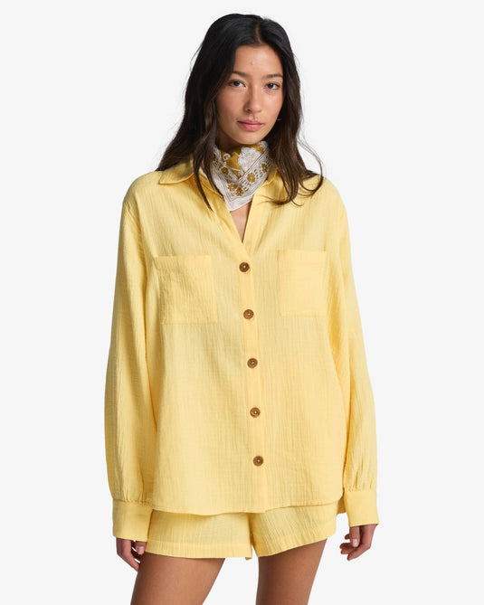 Billabong Women's Swell Blouse Fresh Squeezed ABJWT00487-YZN0