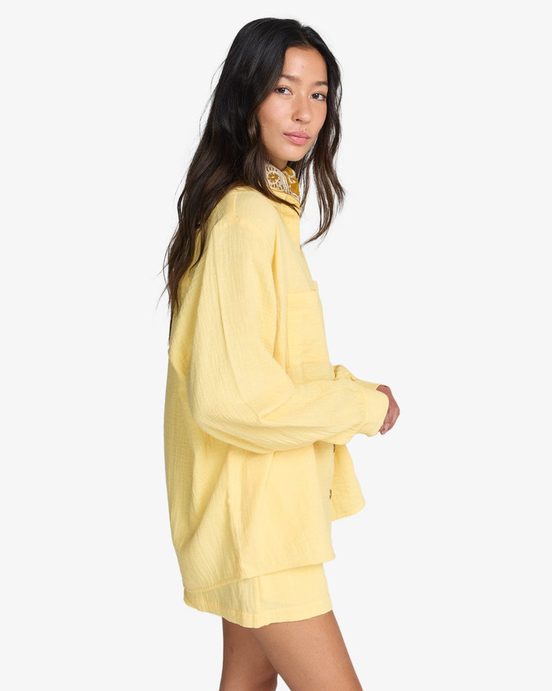 Load image into Gallery viewer, Billabong Women's Swell Blouse Fresh Squeezed ABJWT00487-YZN0
