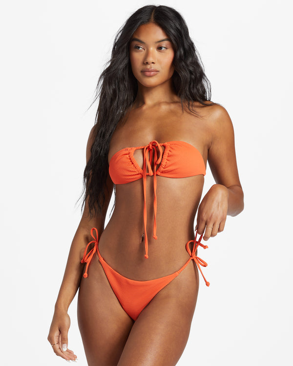 Load image into Gallery viewer, Billabong Women&#39;s Tanlines Multi Triangle Bikini Top Coral Craze ABJX300762-NME0
