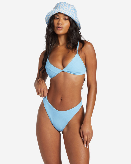 Billabong Women's Sunrays Charlie Triangle Bikini Top Blue Dream ABJX300918-BGS0