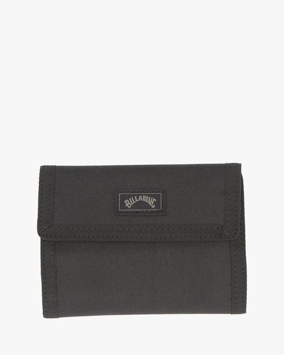 Billabong Men's Tribong Lite Tri-Fold Wallet Black ABYAA00245-BLK