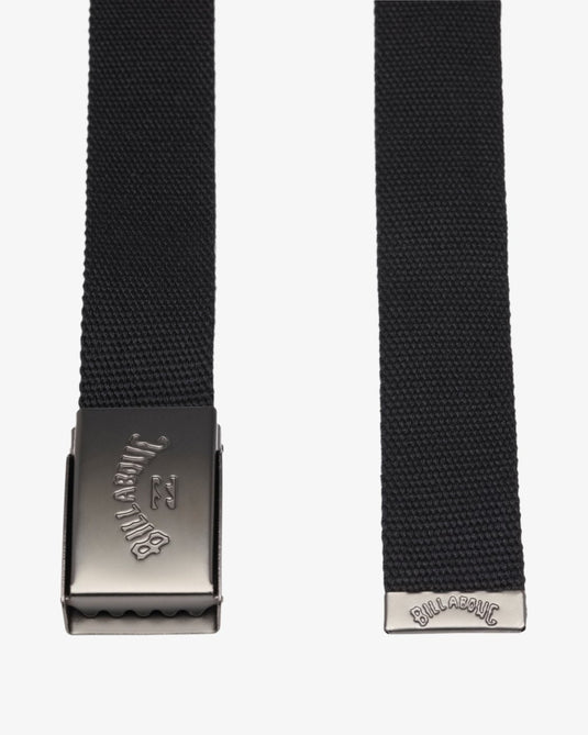 Billabong Men's Cog Webbing Belt Stealth ABYAA00263-STH