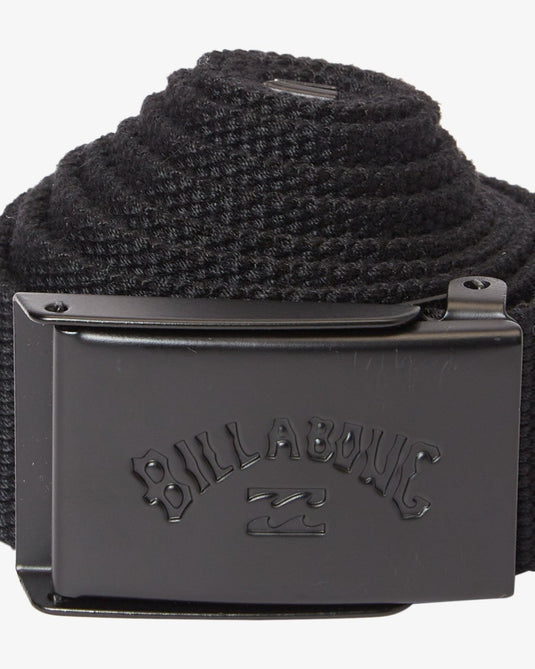 Billabong Men's Cog Webbing Belt Stealth ABYAA00263-STH