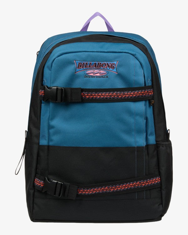 Load image into Gallery viewer, Billabong Unisex Command Stash Backpack Real Teal ABYBP00139-BPR0
