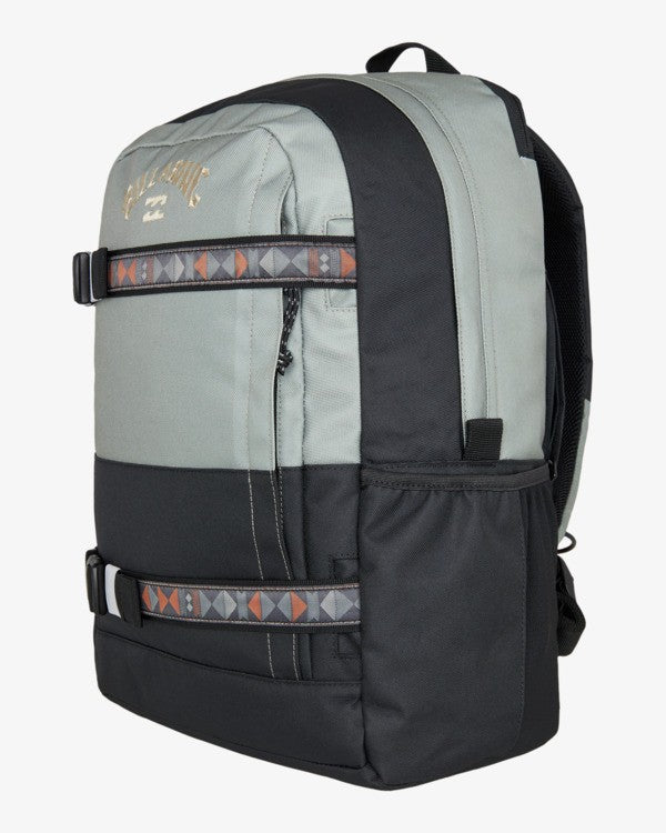 Load image into Gallery viewer, Billabong Men's Command Stash Backpack With Large Main Compartment Grey Green ABYBP00139-GJK0
