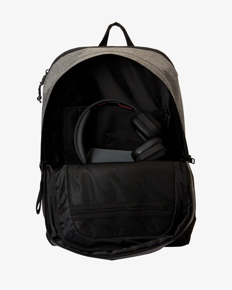 Load image into Gallery viewer, Billabong Men&#39;s Command Stash Backpack With Large Main Compartment Grey Heather ABYBP00139-GRH
