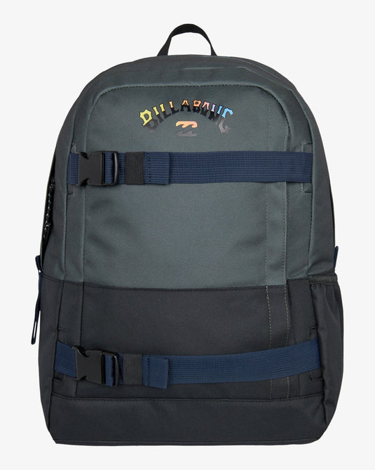 Billabong Men's Command Stash Backpack With Large Main Compartment Raven ABYBP00139-Raven