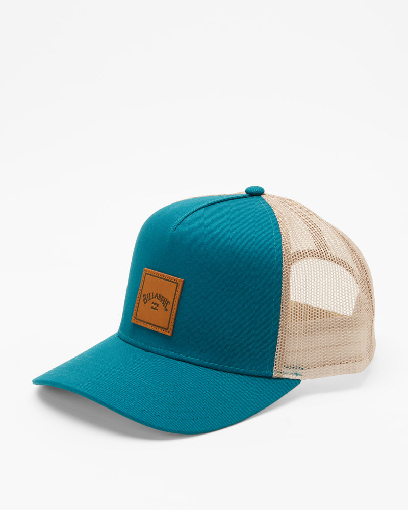 Load image into Gallery viewer, Billabong Men&#39;s Stacked Trucker Cap Deep Teal ABYHA00184-DTA
