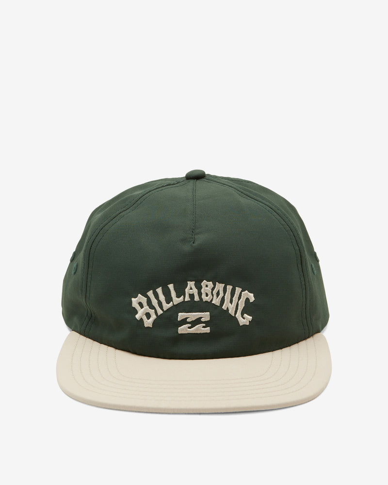 Load image into Gallery viewer, Billabong Men&#39;s Arch Team Snapback Cap Dark Forest ABYHA00461-DKF

