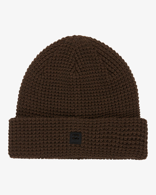Billabong Unisex A/Div Barrow Skull Fit Knit Beanie Dark Cedar ABYHA00486-CSR0