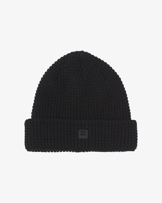 Billabong Unisex A/Div Barrow Skull Fit Knit Beanie Black ABYHA00486-BLK