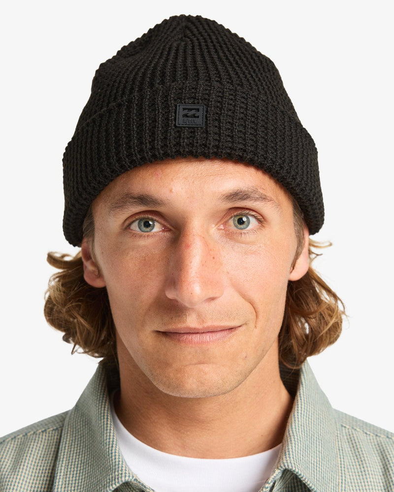 Load image into Gallery viewer, Billabong Unisex A/Div Barrow Skull Fit Knit Beanie Black ABYHA00486-BLK
