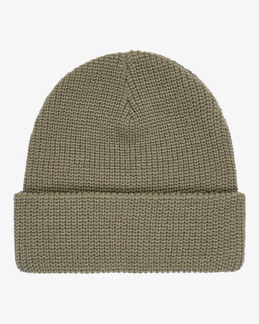 Billabong Unisex Arcade Skull Fit Knit Cuffed Beanie Military ABYHA00512-MIL