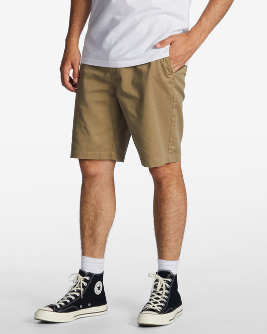 Billabong Men's Carter Workwear Shorts Khaki ABYWS00206_KHA