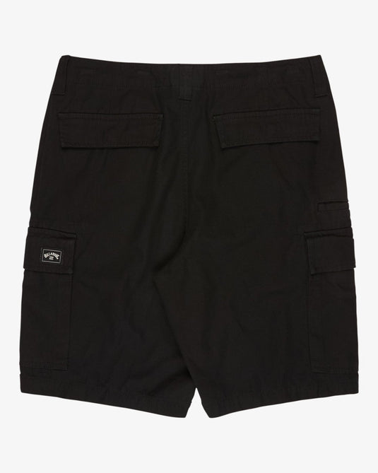 Billabong Men's Combat Cargo Shorts Char ABYWS00207_CRC