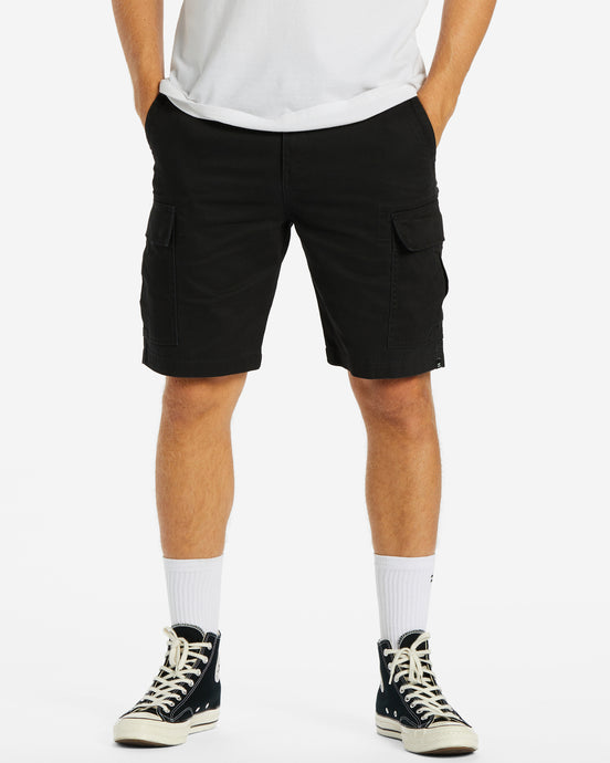 Billabong Men's Combat Cargo Shorts Char ABYWS00207_CRC
