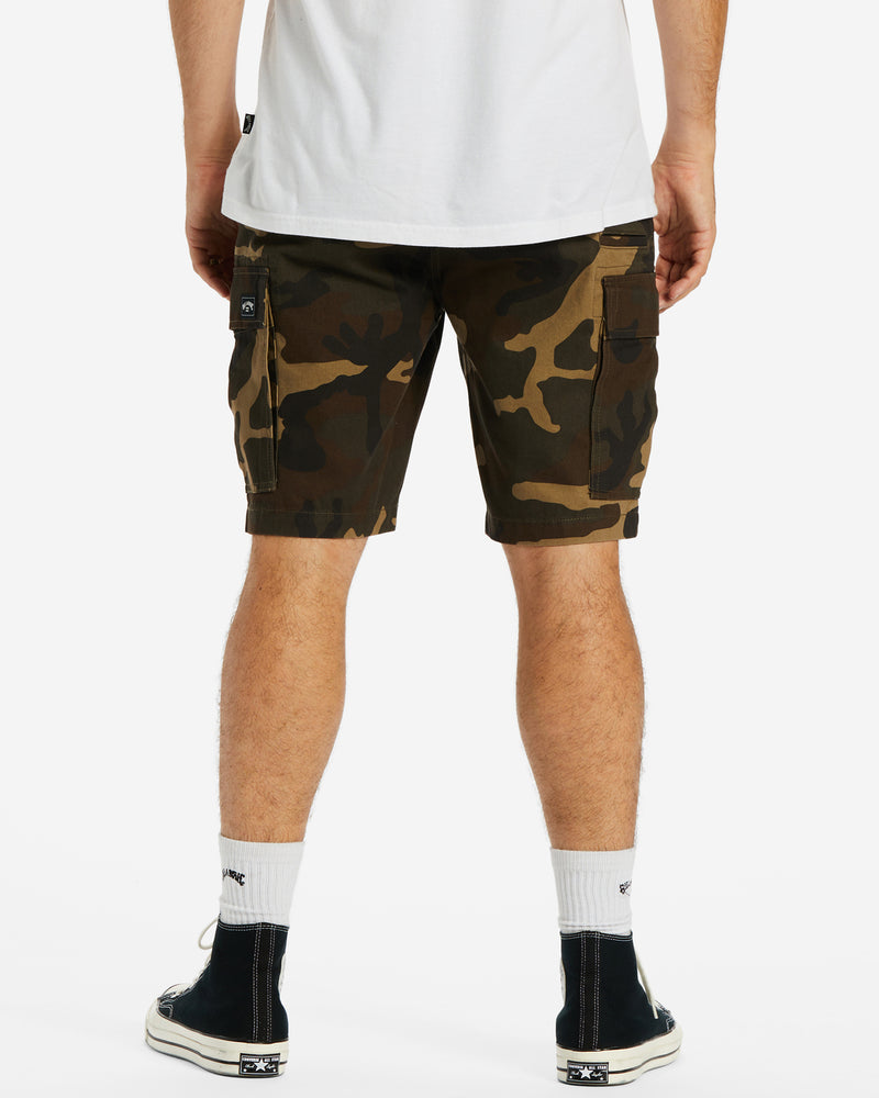 Load image into Gallery viewer, Billabong Combat Cargo Shorts Military Camo ABYWS00207-MCM
