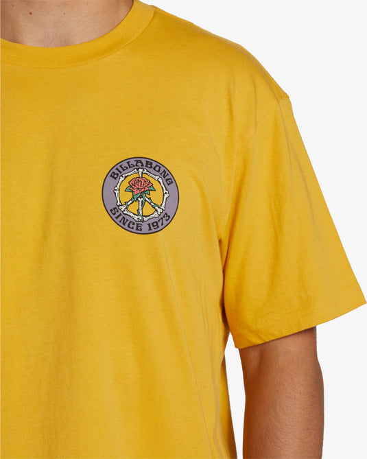 Billabong Men's Bonez T-Shirt Citrus ABYZT02264-CIS