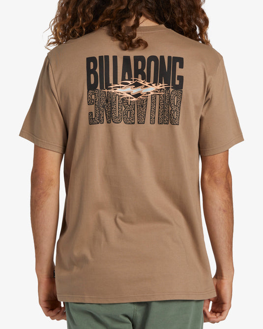 Billabong Men's Tall Tale T-Shirt Walnut ABYZT02266-WAL