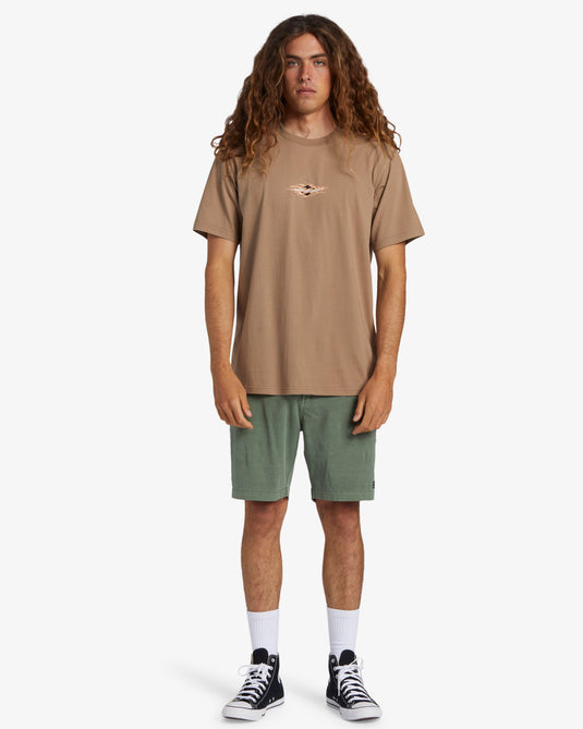 Billabong Men's Tall Tale T-Shirt Walnut ABYZT02266-WAL